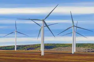 wind farms fossil fuels