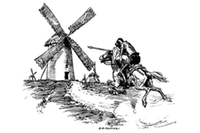 tilting at windmills