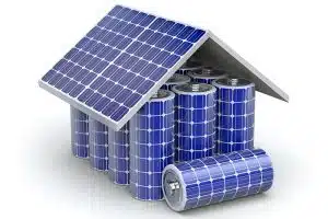 Solar home battery concept