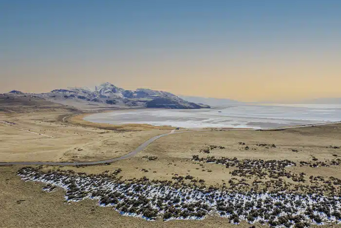 Great Salt Lake Shrinking