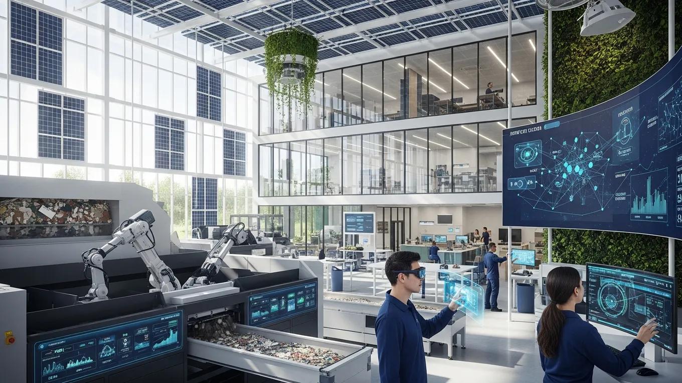 Advanced technology and infrastructure supporting circular economy transition