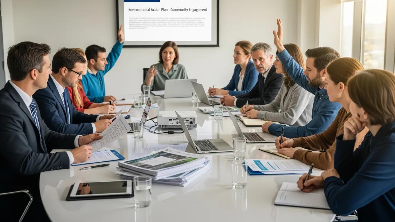 Diverse stakeholders collaborating on Environmental Impact Assessment processes