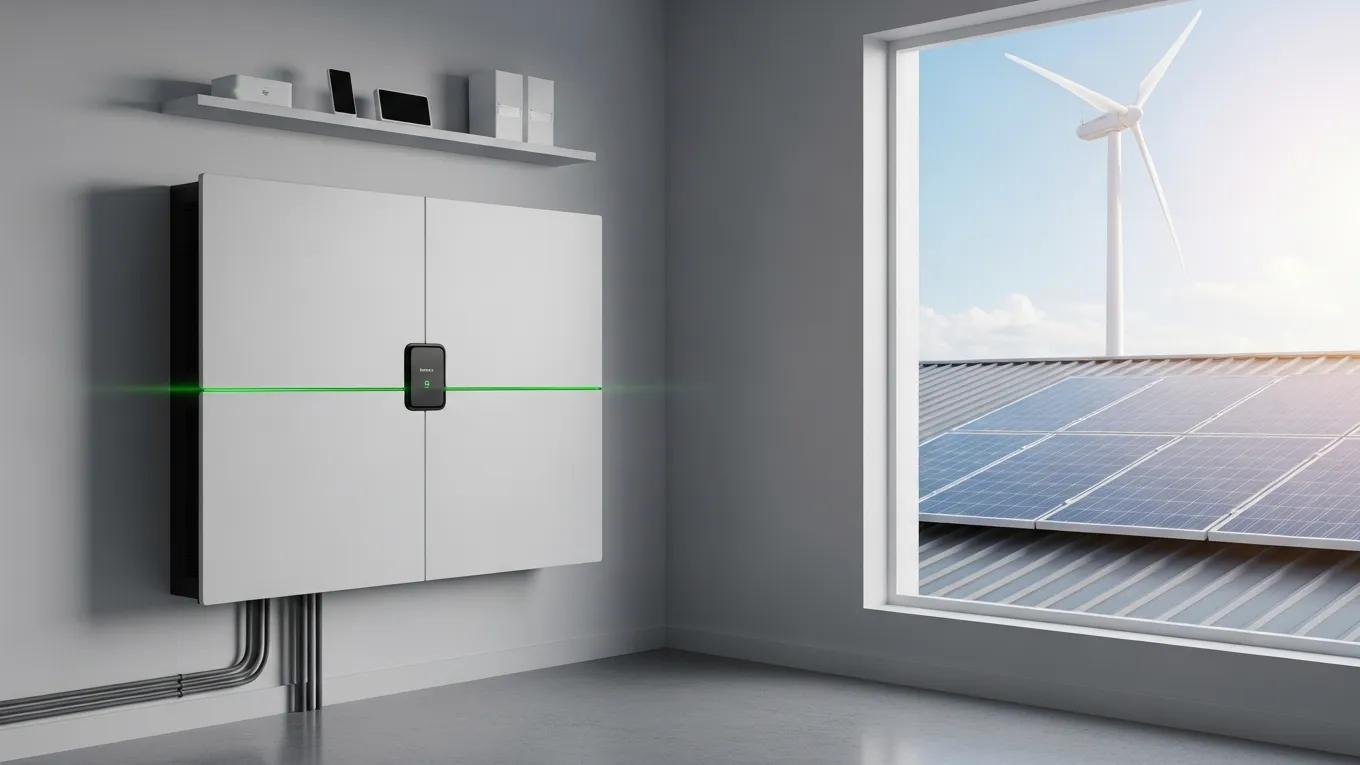 Home battery storage system integrated with renewable energy sources for sustainable living