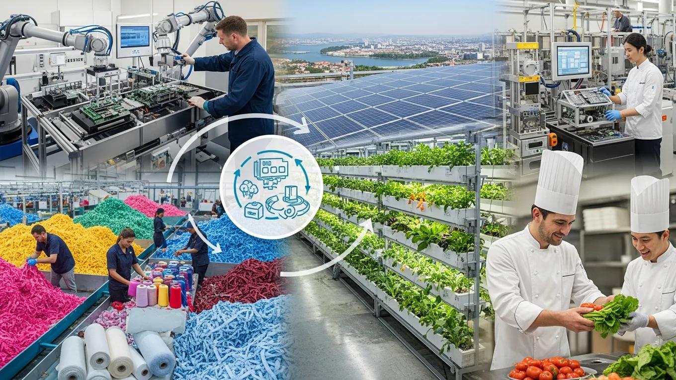 Successful circular economy practices across diverse industries